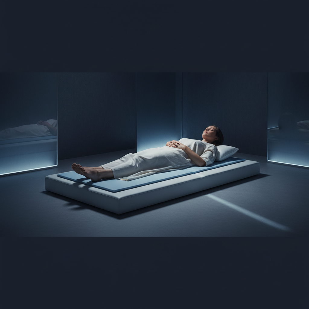 Patient with PEMF therapy mat