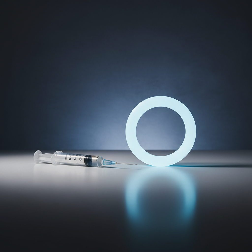 Syringe and PEMF therapy device compared